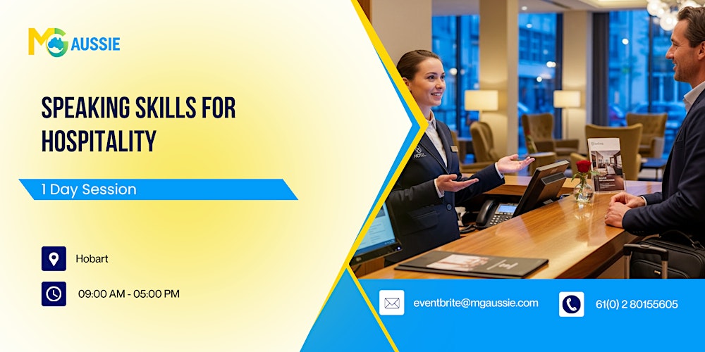 Speaking Skills for Hospitality: 1 Day Training in Hobart