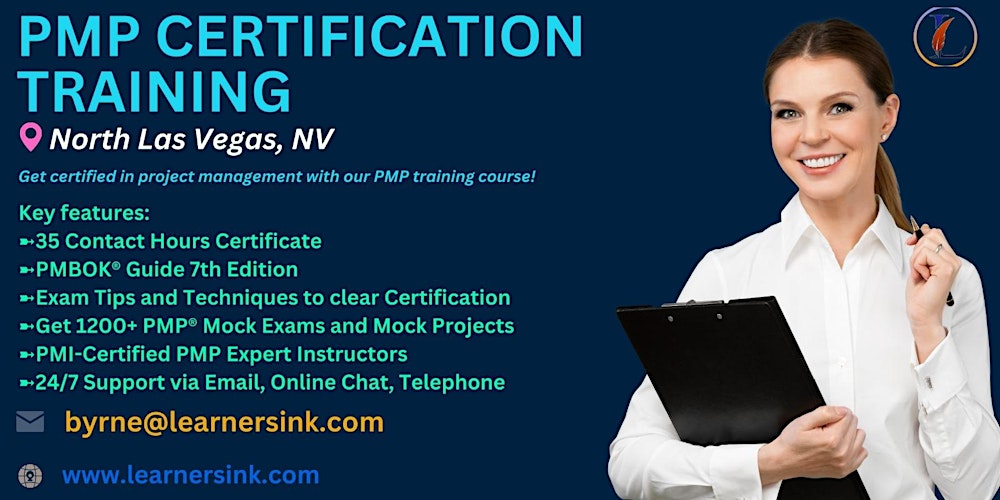 PMP Certification 4 Days Classroom Training in North Las Vegas, NV
