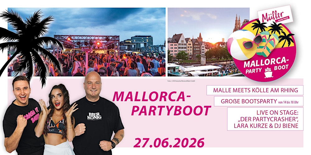 Mallorca Partyboot Köln