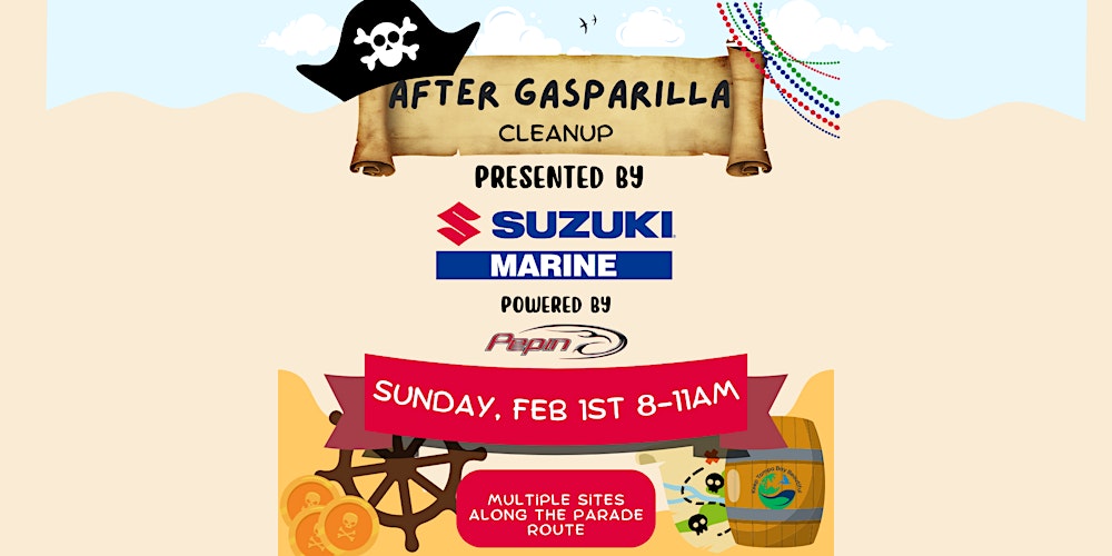 After Gasparilla Cleanup 2026!