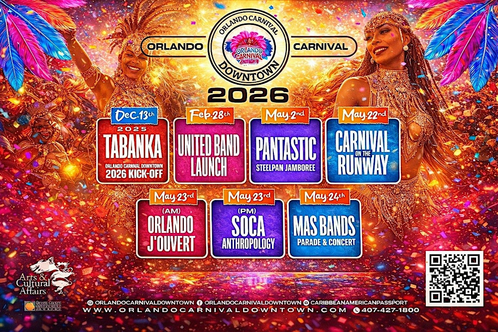 Orlando Carnival Downtown - Mas Band Parade & Concert