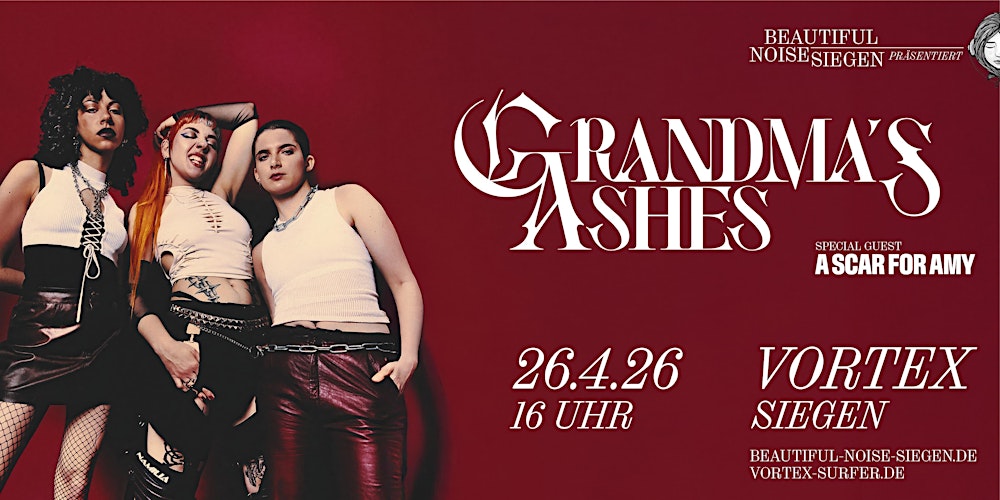 Frühes Sonntagskonzert mit Grandma's Ashes (F) und A Scar for Amy (D)