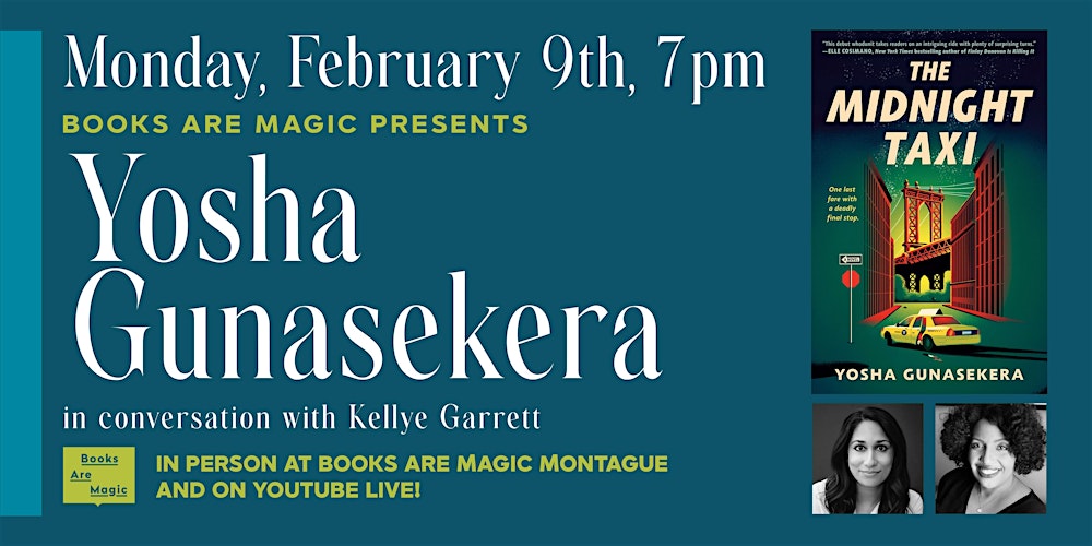 In-Store: Yosha Gunasekera: The Midnight Taxi w/ Kellye Garrett