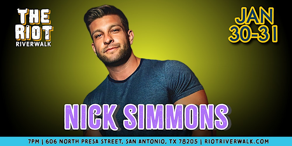 Comedian Nick Simmons Live in San Antonio at Riot Riverwalk Comedy Club