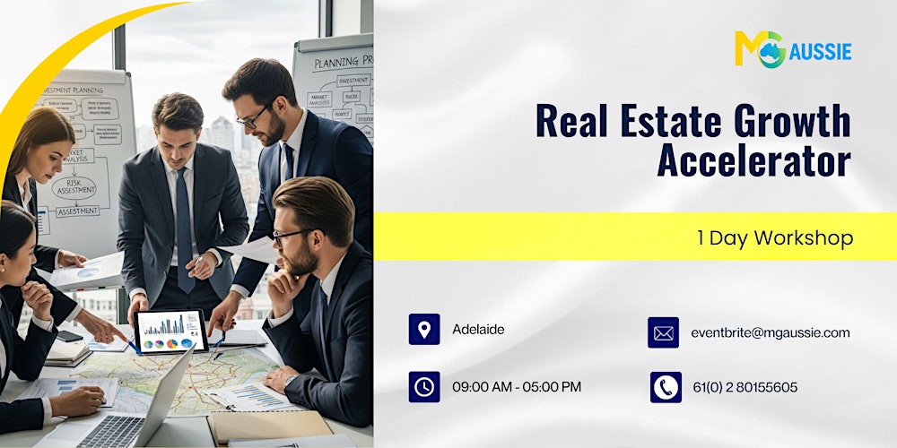 Real Estate Growth Accelerator: 1 Day Session in Adelaide