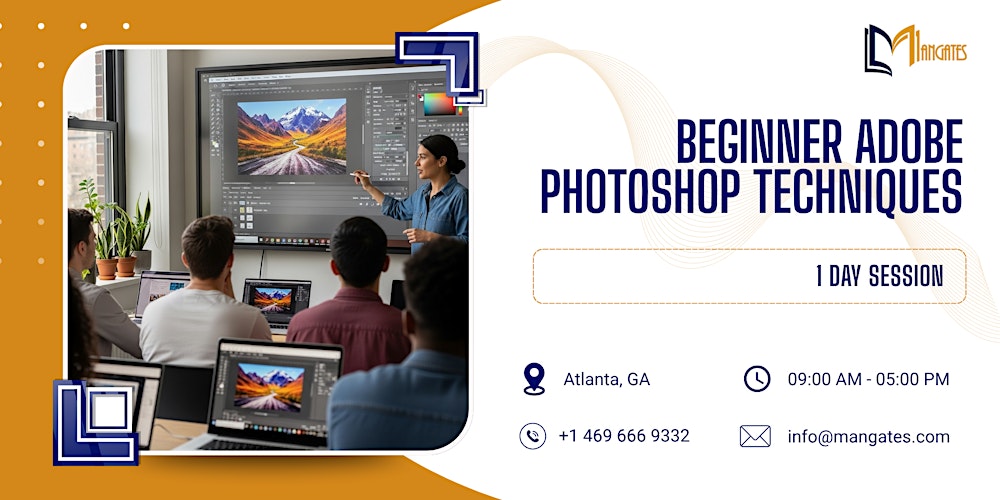 Beginner Adobe Photoshop Techniques: 1 Day Session in Atlanta, GA