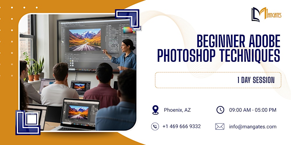 Beginner Adobe Photoshop Techniques: 1 Day Session in Phoenix, AZ