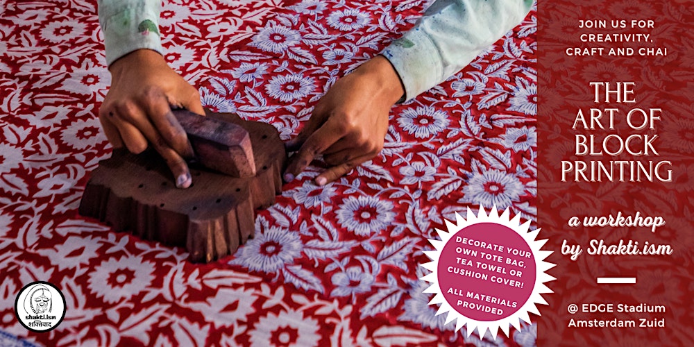 The Art of Block Printing with Social Impact Workshop – Amsterdam Zuid