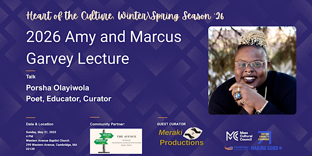 Amy and Marcus Garvey Lecture featuring Porsha Olayiwola