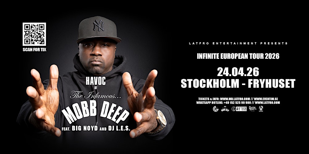 Mobb Deep Havoc w/ Big Noyd, DJ.L.E.S  Live in Stockholm