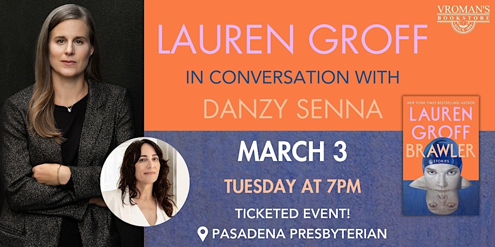 Lauren Groff, with Danzy Senna, discusses & signs Brawler: Stories