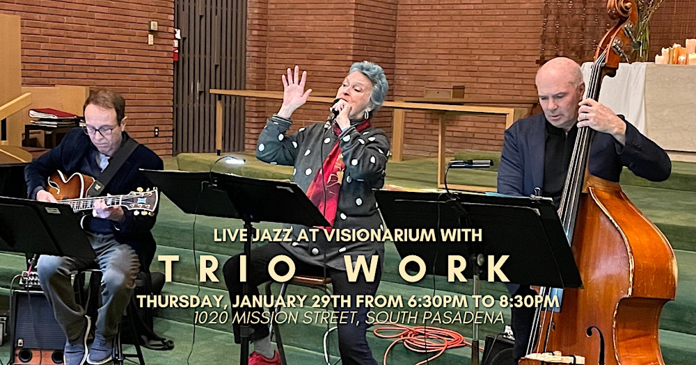 ✨ Live Jazz with Trio WoRK — Back at Visionarium! ✨