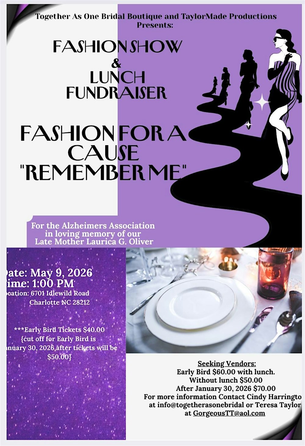 Fashion For A Cause "Remember Me"