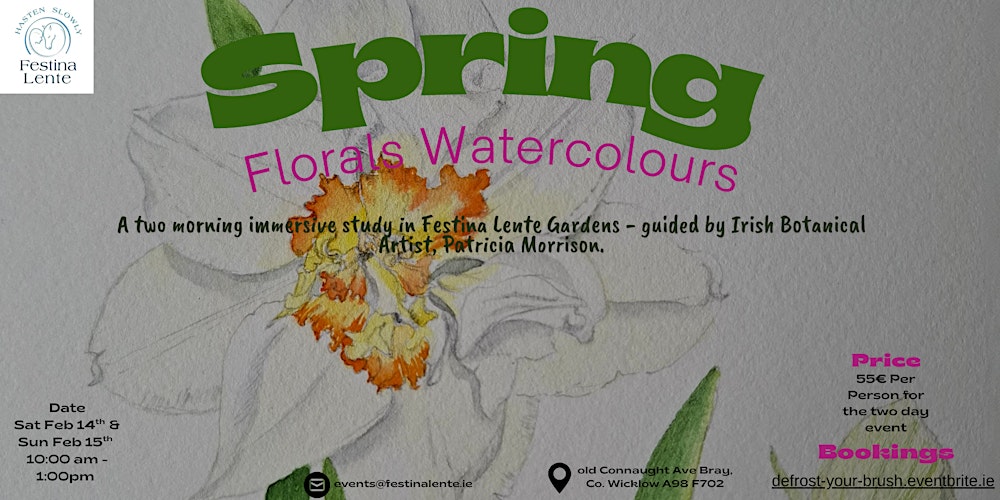 Defrost Your Brush: : An Early Spring Watercolour Workshop