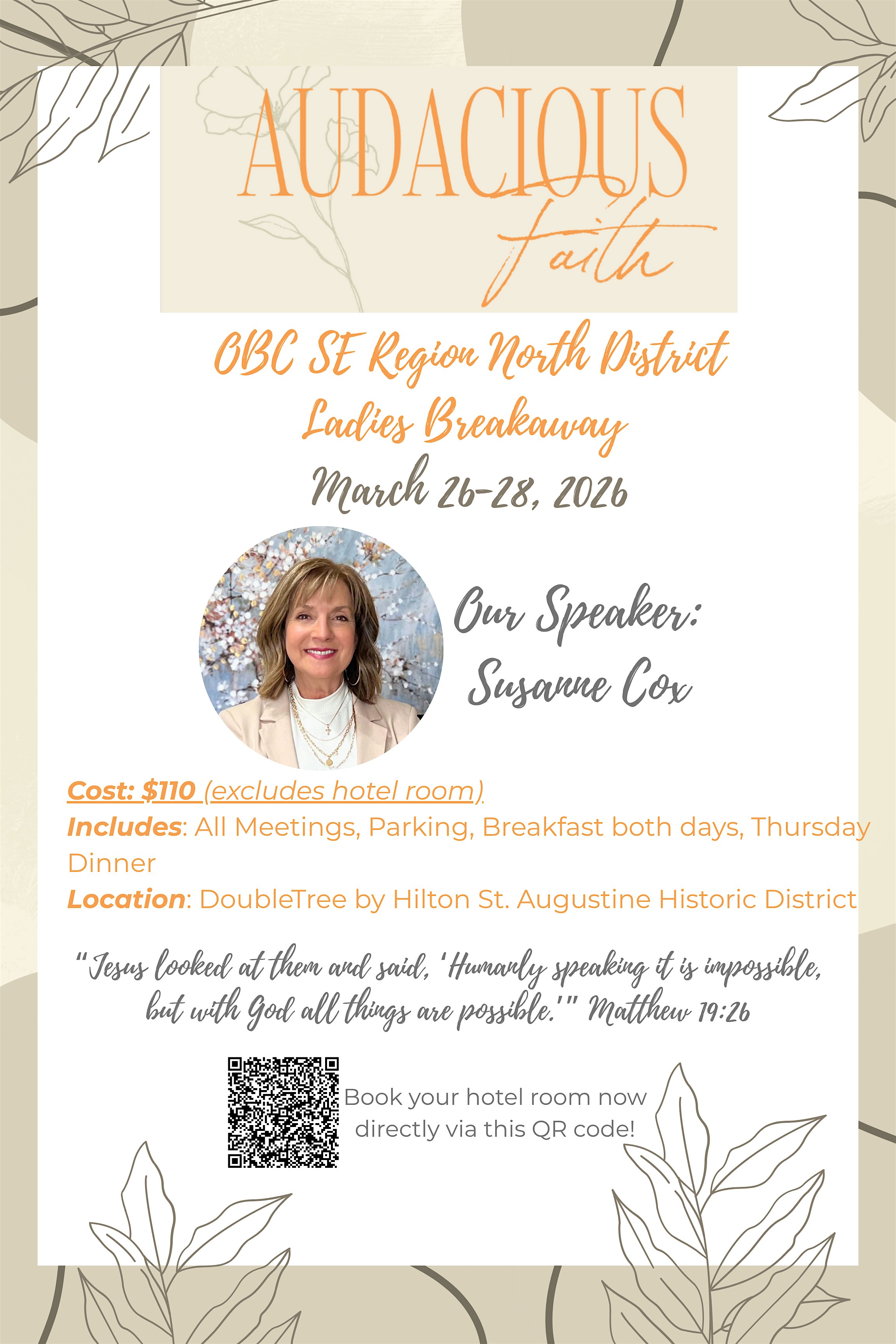 Audacious Faith  Ladies Breakaway