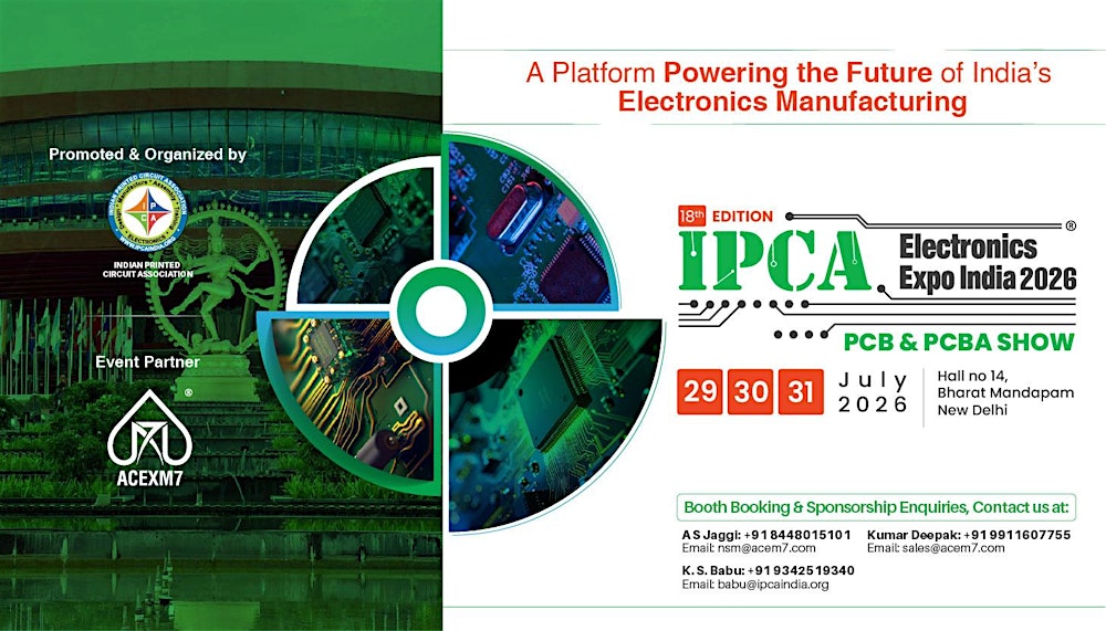 IPCA Electronics Expo India 2026
