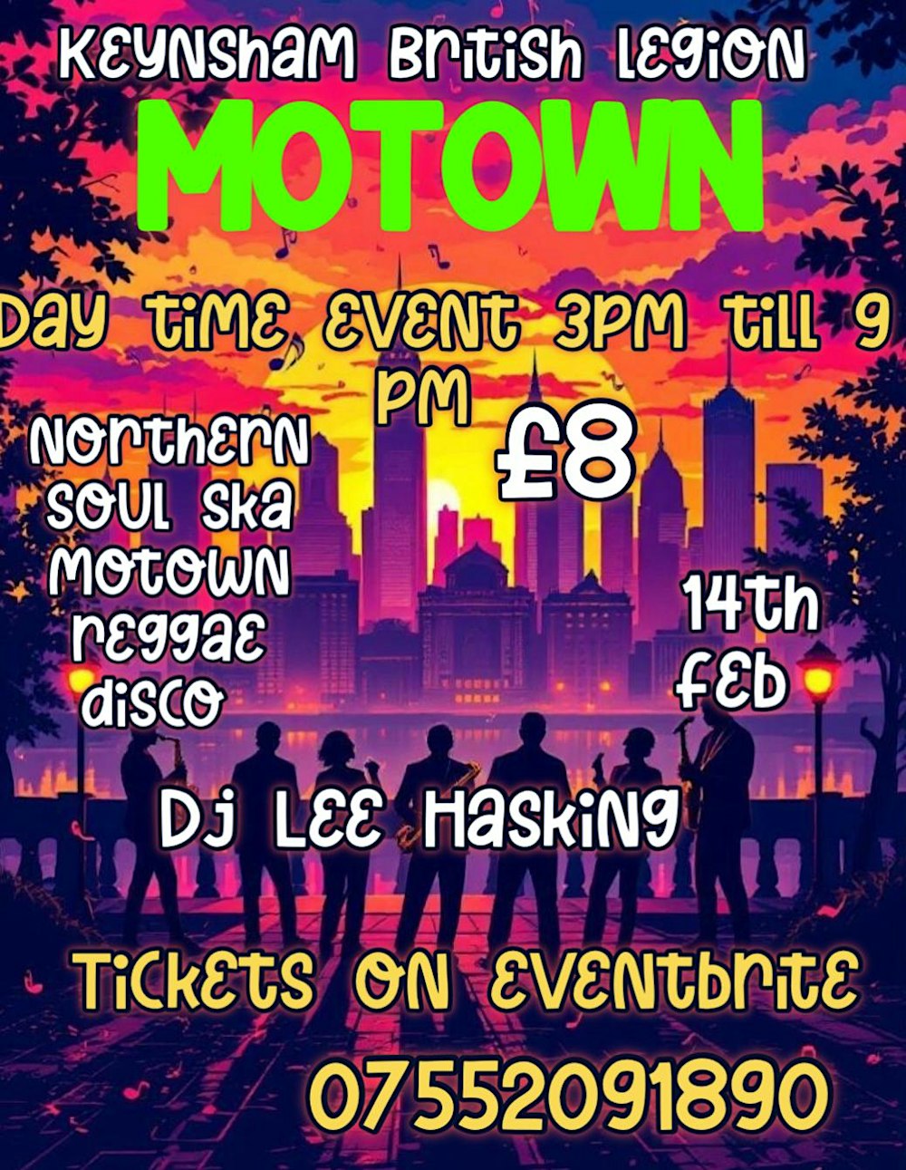 Retro  event  over 30s only day time event