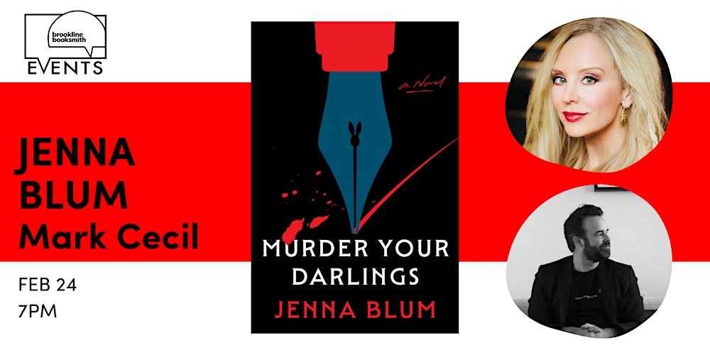 Jenna Blum with Mark Cecil: Murder Your Darlings