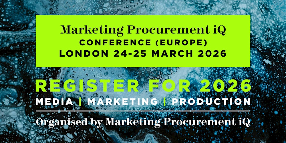Marketing Procurement iQ Conference (Europe) 2026