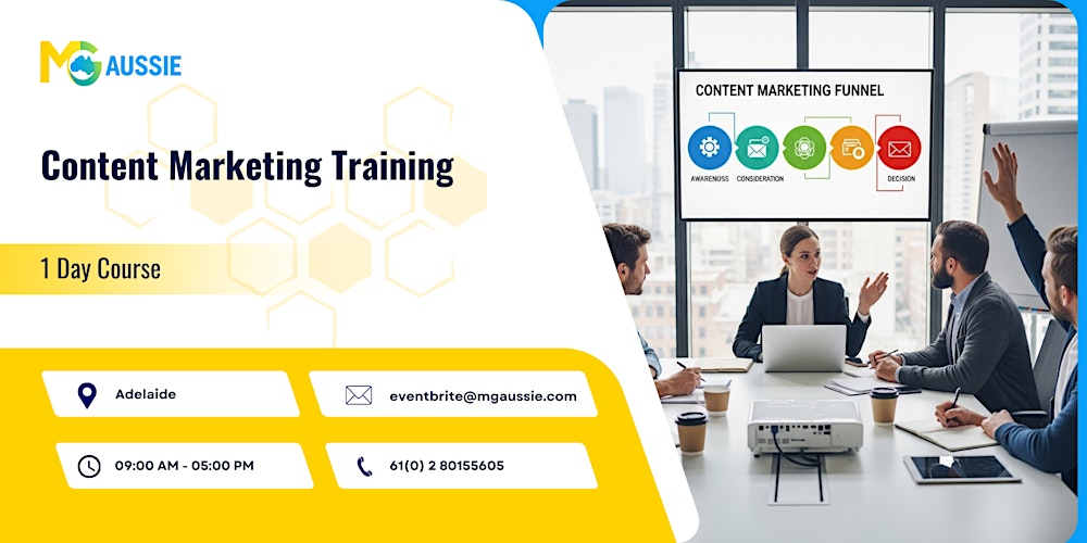 Content Marketing Training: 1 Day Workshop in Adelaide