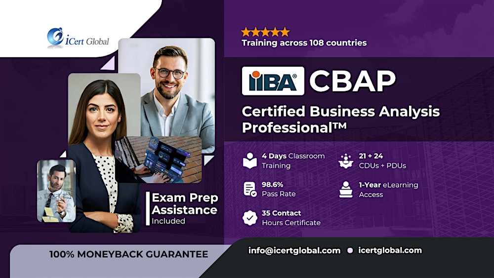Business Analytics Certification (CBAP) Training in Boston, MA