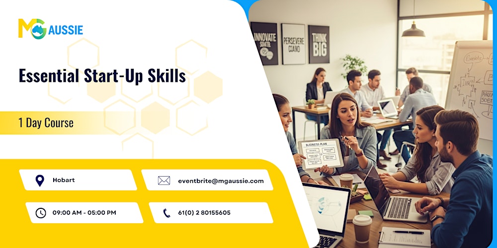 Essential Start-Up Skills: 1 Day Training in Hobart