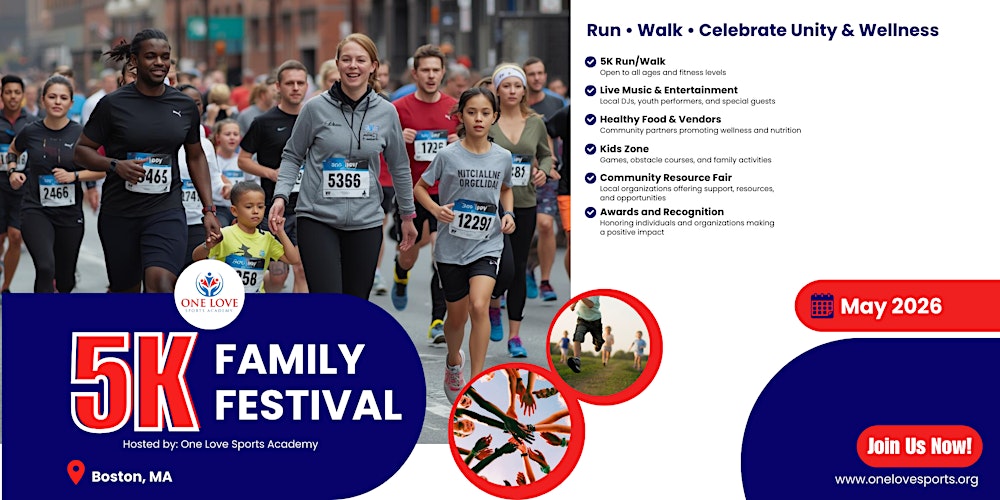 One Love 5K Family Fitness Challenge