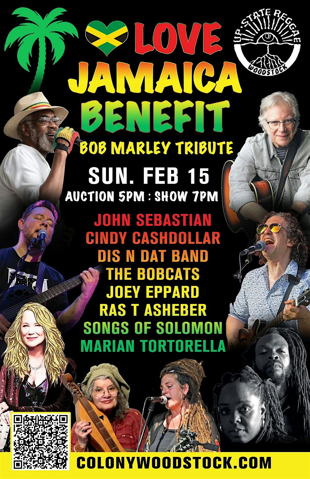 Upstate Reggae presents Love Jamaica Benefit & Bob Marley Celebration