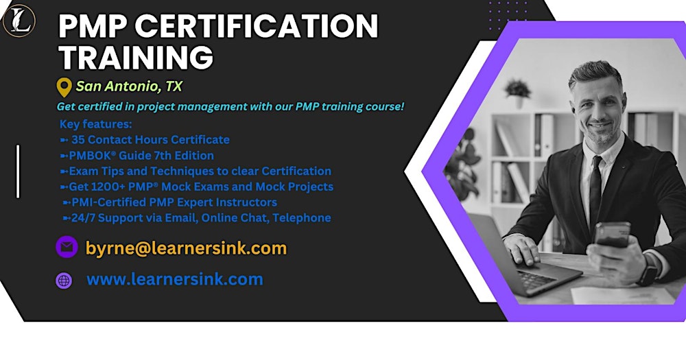 PMP Certification 4 Days In-Person Training in San Antonio, TX