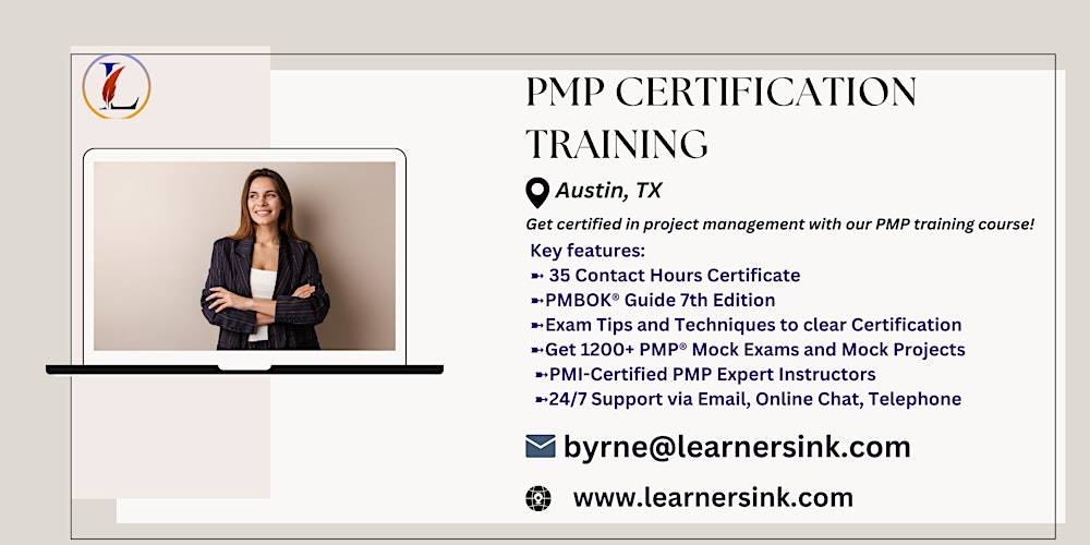 PMP Certification 4 Days In-Person Training in Austin, TX