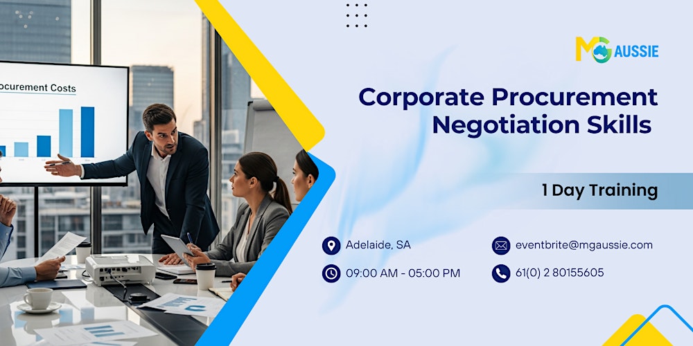 Corporate Procurement Negotiation Skills – 1 Day Training in Adelaide