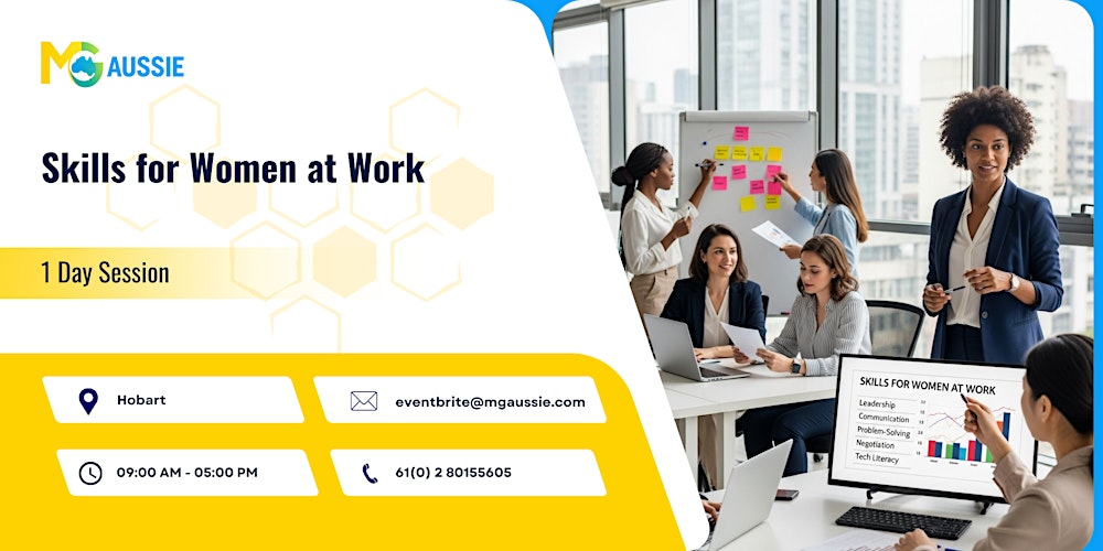 Skills for Women at Work: 1 Day Session in Hobart