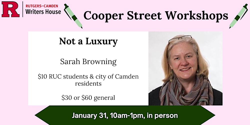 Cooper Street Workshop: Not a Luxury
