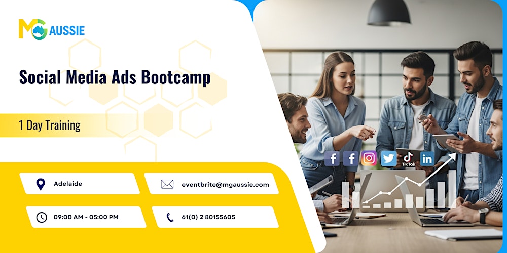 Social Media Ads Bootcamp: 1 Day Training in Adelaide
