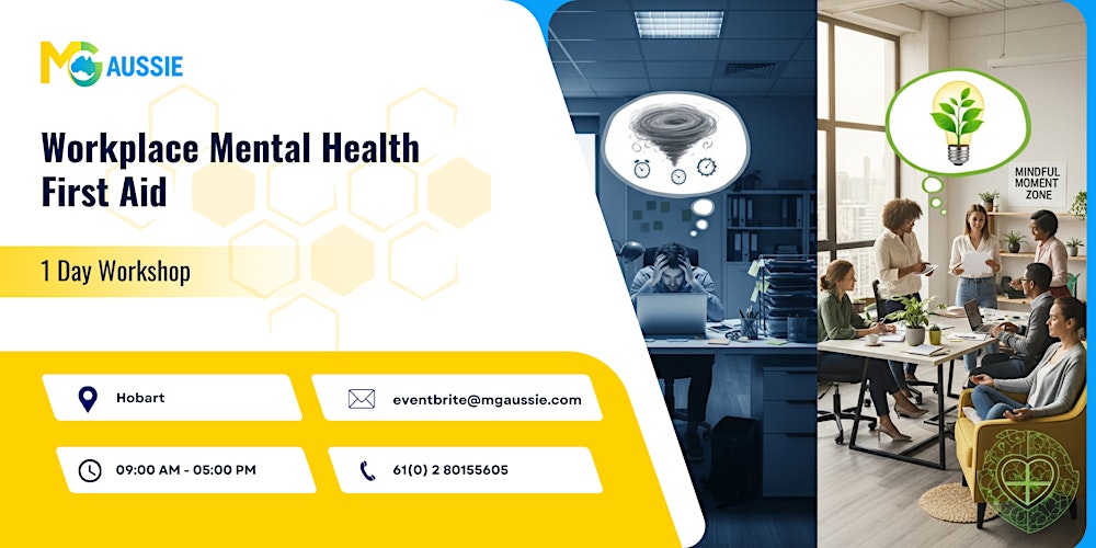 Workplace Mental Health First Aid: 1 Day Training in Hobart