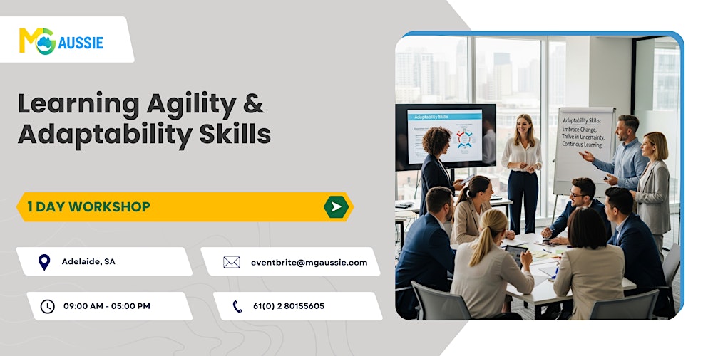 Learning Agility & Adaptability Skills – 1 Day Workshop in Adelaide