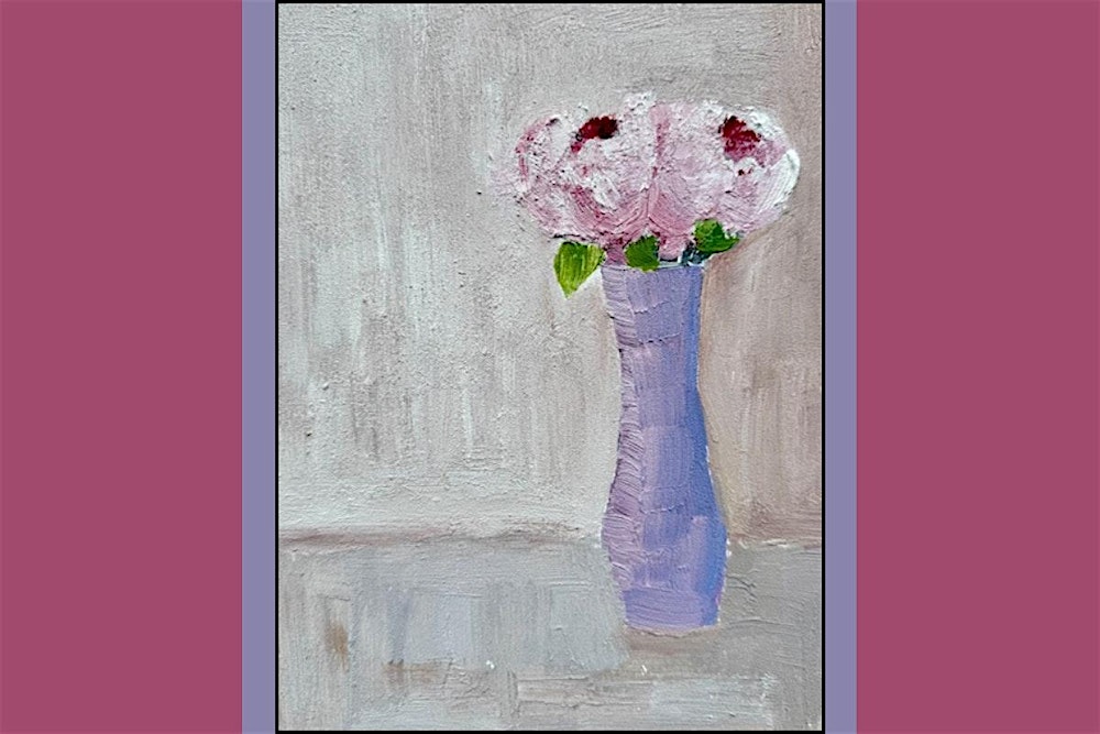 Botanical Mixed Media: Textured Peonies