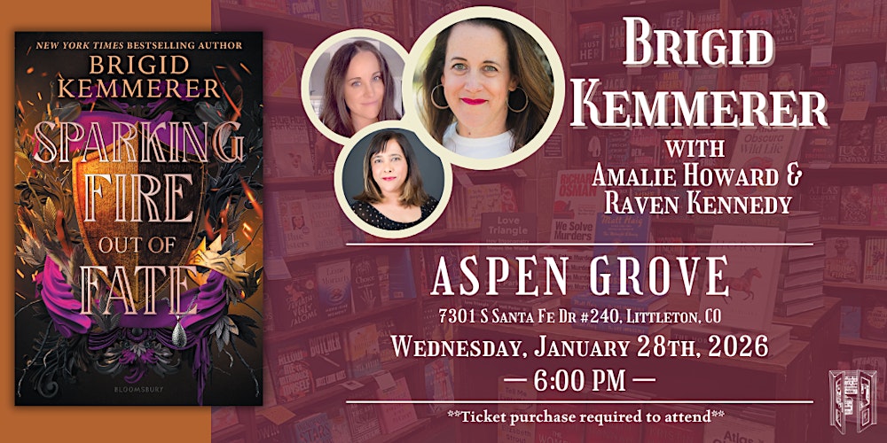 Brigid Kemmerer w/ Amalie Howard and Raven Kennedy at Tattered Cover