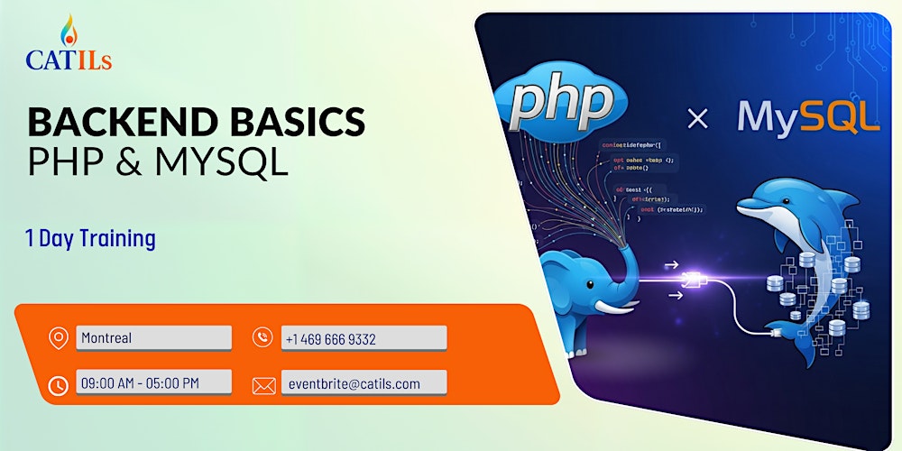 Backend Basics: PHP & MySQL 1-Day Training in Montreal