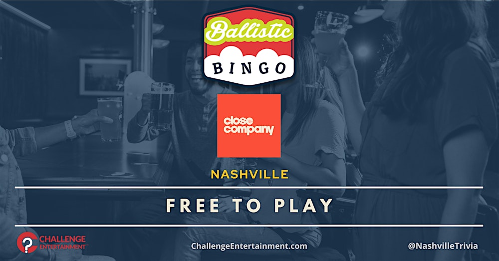 Weekly Ballistic Bingo Nights at Close Company Bar - Germantown