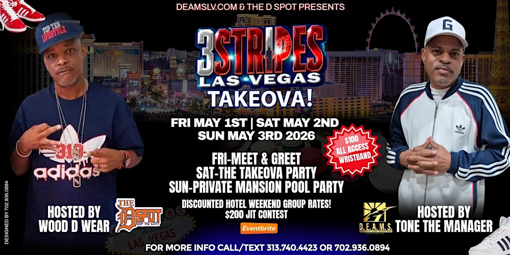 3 Stripes Las Vegas Takeova