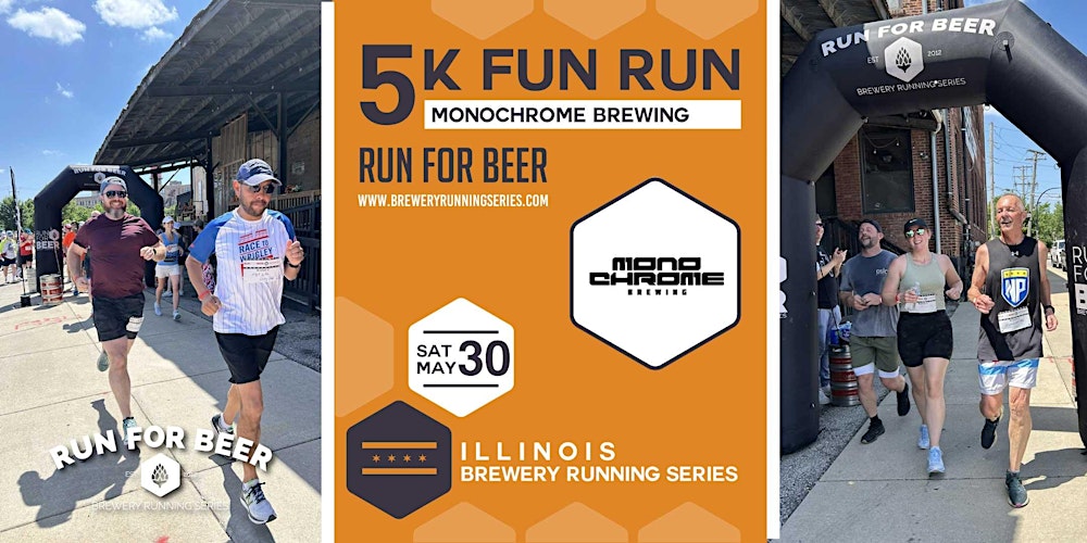 5k Fun Run x Monochrome Brewing | 2026 IL Brewery Running Series