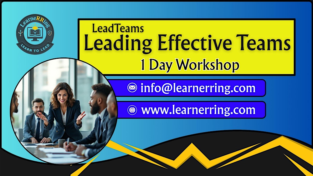 Leading Effective Teams 1 Day Workshop |Sandy Springs, GA
