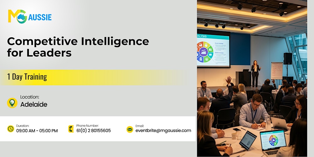 Competitive Intelligence for Leaders: 1 Day Training in Adelaide