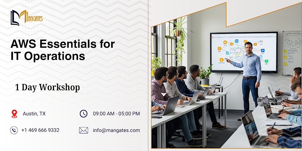 AWS Essentials for IT Operations: 1 Day Workshop in Austin, TX