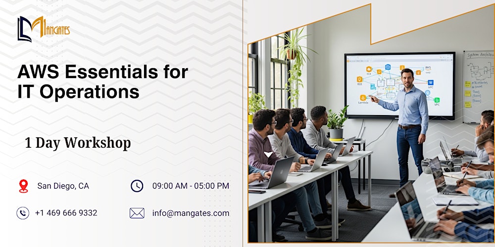 AWS Essentials for IT Operations: 1 Day Workshop in San Diego, CA