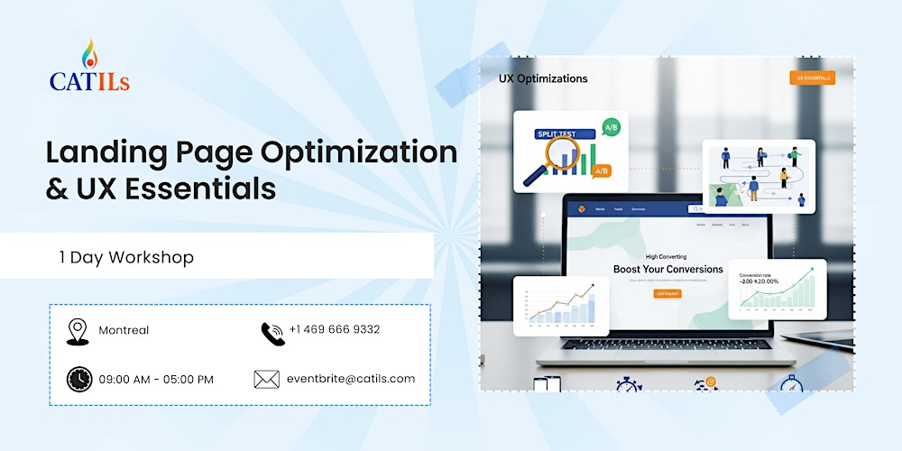Landing Page Optimization & UX Essentials – 1 Day Workshop in Montreal