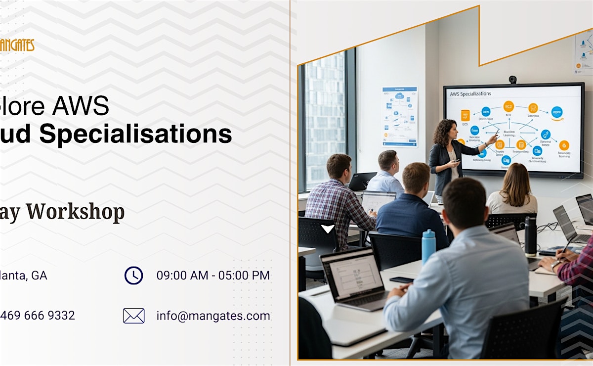 Explore AWS Cloud Specialisations: 1 Day Workshop in Atlanta, GA