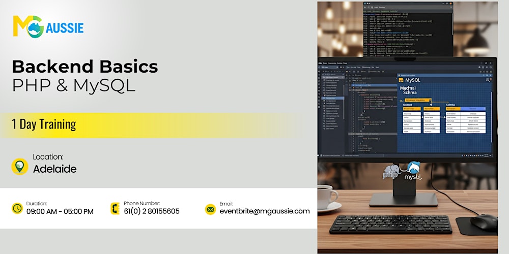 Backend Basics: PHP & MySQL 1-Day Training in Adelaide