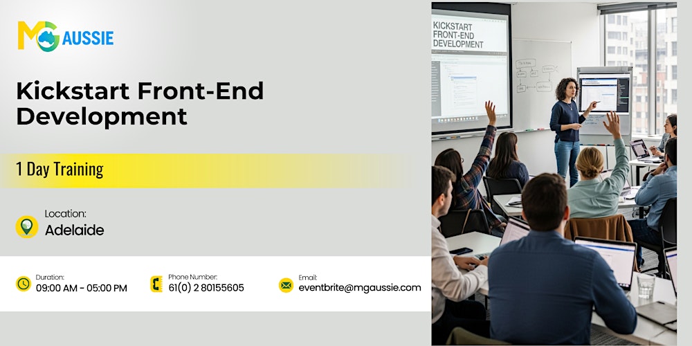 Kickstart Front-End Development: 1 Day Training in Adelaide